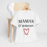Tee shirt Femme Maman d'amour idée cadeau fêtes des mères anniversaire