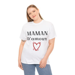 Tee shirt Femme Maman d'amour idée cadeau fêtes des mères anniversaire