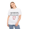 Tee shirt Femme Maman d'amour idée cadeau fêtes des mères anniversaire