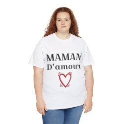 Tee shirt Femme Maman d'amour idée cadeau fêtes des mères anniversaire