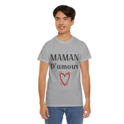 Tee shirt Femme Maman d'amour idée cadeau fêtes des mères anniversaire