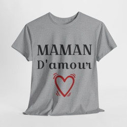 Tee shirt Femme Maman d'amour idée cadeau fêtes des mères anniversaire
