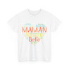 Tee shirt Femme Maman Idée cadeau fête des mères anniversaire Amour coeur