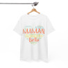 Tee shirt Femme Maman Idée cadeau fête des mères anniversaire Amour coeur
