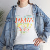 Tee shirt Femme Maman Idée cadeau fête des mères anniversaire Amour coeur