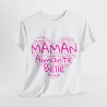 Tee shirt Femme Maman aimante belle idée cadeau fête des mères anniversaire amour love coeur
