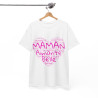 Tee shirt Femme Maman aimante belle idée cadeau fête des mères anniversaire amour love coeur