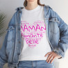 Tee shirt Femme Maman aimante belle idée cadeau fête des mères anniversaire amour love coeur