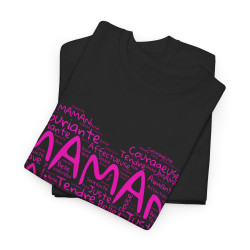 Tee shirt Femme Maman aimante belle idée cadeau fête des mères anniversaire amour love coeur