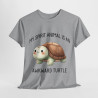 Tee shirt Unisex my spirit animal is an awkward turtle tortue idée cadeau amusant humour homme femme