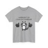 Tee shirt Unisex Raton Laveur musculation idée cadeau humour drôle amusant homme femme