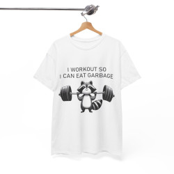 Tee shirt Unisex Raton Laveur musculation idée cadeau humour drôle amusant homme femme