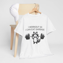 Tee shirt Unisex Raton Laveur musculation idée cadeau humour drôle amusant homme femme