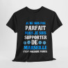Tee shirt Unisex Marseille Foot Je ne suis pas parfait, supporter de marseille idée cadeau humour drôle amusant