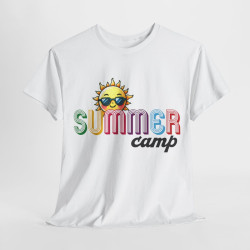 Tee shirt Unisex Summer camp design été idée cadeau Soleil