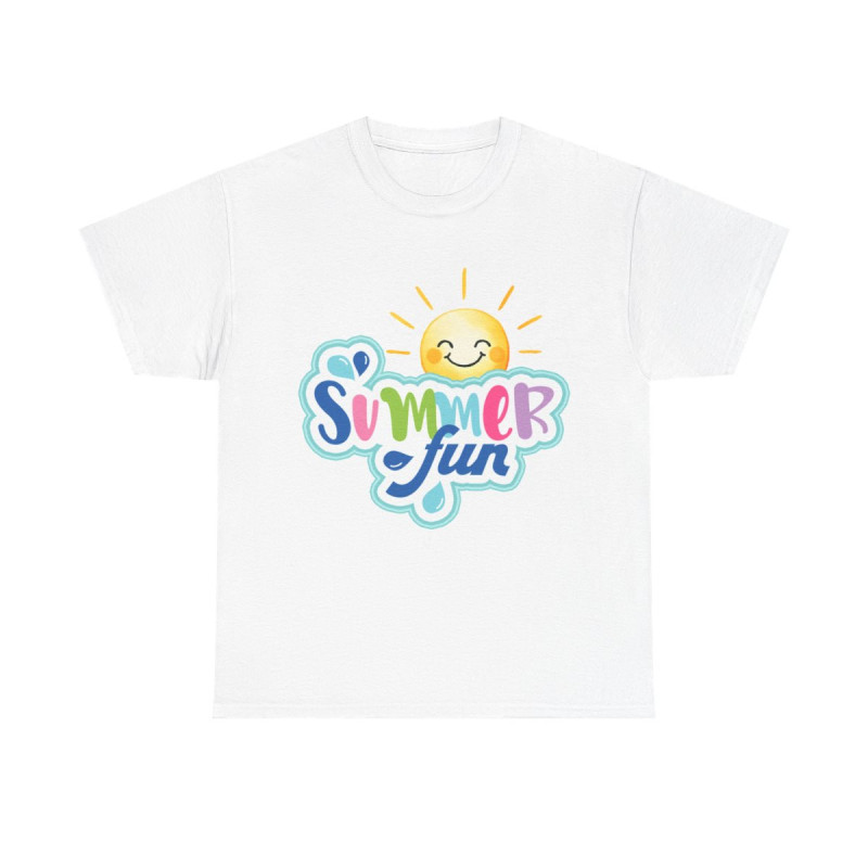 Tee shirt Unisex I love summer fun idée cadeau design été
