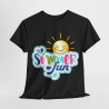 Tee shirt Unisex I love summer fun idée cadeau design été