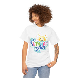 Tee shirt Unisex I love summer fun idée cadeau design été