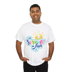 Tee shirt Unisex I love summer fun idée cadeau design été