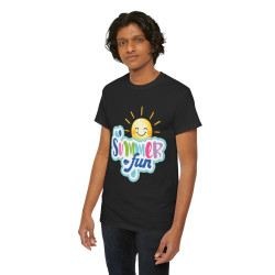 Tee shirt Unisex I love summer fun idée cadeau design été