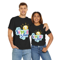 Tee shirt Unisex I love summer fun idée cadeau design été