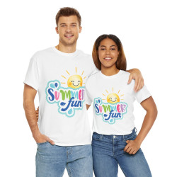 Tee shirt Unisex I love summer fun idée cadeau design été