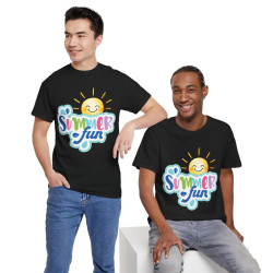 Tee shirt Unisex I love summer fun idée cadeau design été