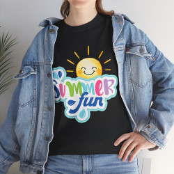 Tee shirt Unisex I love summer fun idée cadeau design été