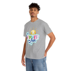 Tee shirt Unisex I love summer fun idée cadeau design été