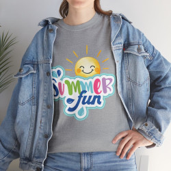 Tee shirt Unisex I love summer fun idée cadeau design été