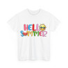 Tee shirt Unisex Hello summer idée cadeau design été Homme/Femme