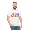 Tee shirt Unisex Hello summer idée cadeau design été Homme/Femme
