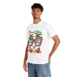 Tee shirt Unisex Beach vibes idée cadeau design été