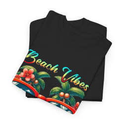 Tee shirt Unisex Beach vibes idée cadeau design été