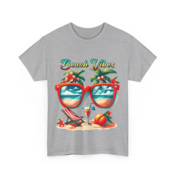 Tee shirt Unisex Beach vibes idée cadeau design été