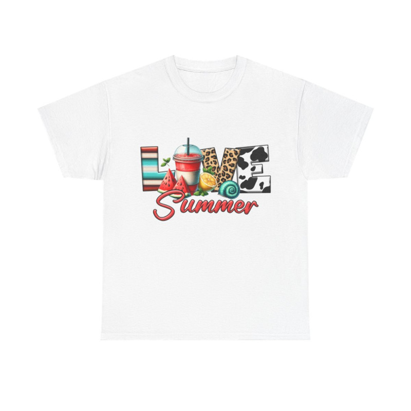 Tee shirt Unisex Love summer idée cadeau design été homme/femme