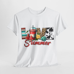 Tee shirt Unisex Love summer idée cadeau design été homme/femme