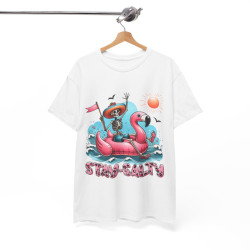 Tee shirt Unisex Stay salty idée cadeau design été homme femme
