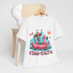 Tee shirt Unisex Stay salty idée cadeau design été homme femme