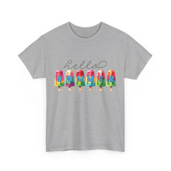 Tee shirt Unisex Hello summer idée cadeau design été