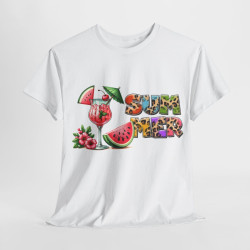 Tee shirt Unisex I love summer idée cadeau design été