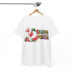 Tee shirt Unisex I love summer idée cadeau design été