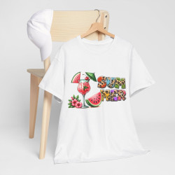Tee shirt Unisex I love summer idée cadeau design été