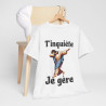 Tee shirt Unisex T'inquière je gère Jesus idée cadeau humour drôle amusant homme femme