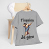 Tee shirt Unisex T'inquière je gère Jesus idée cadeau humour drôle amusant homme femme