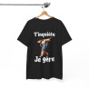 Tee shirt Unisex T'inquière je gère Jesus idée cadeau humour drôle amusant homme femme