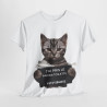 Tee unisex Chat J'ai pris le papier toilette Idée cadeau humour drôle amusant fun  homme femme