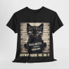 Tee shirt Unisex Bad kitty Chat animaux idée cadeau humour drôle amusant homme/femme