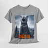Tee shirt Unisex Chat Catzilla Idée cadeau humour drôle amusant Homme/Femme