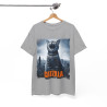 Tee shirt Unisex Chat Catzilla Idée cadeau humour drôle amusant Homme/Femme